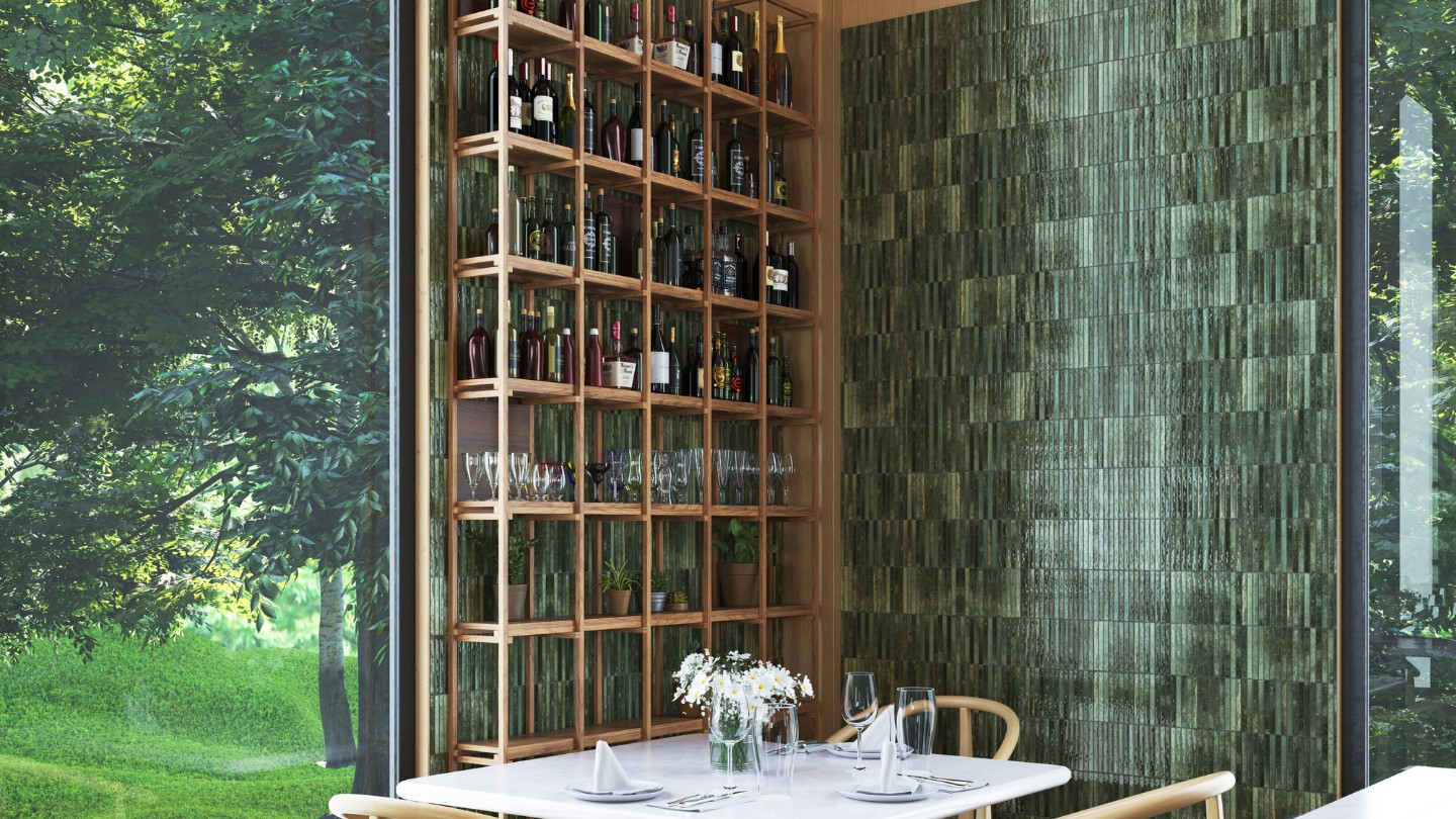 KIT-KAT MOSAIC GRASS GLOSSY 11,5X23,1