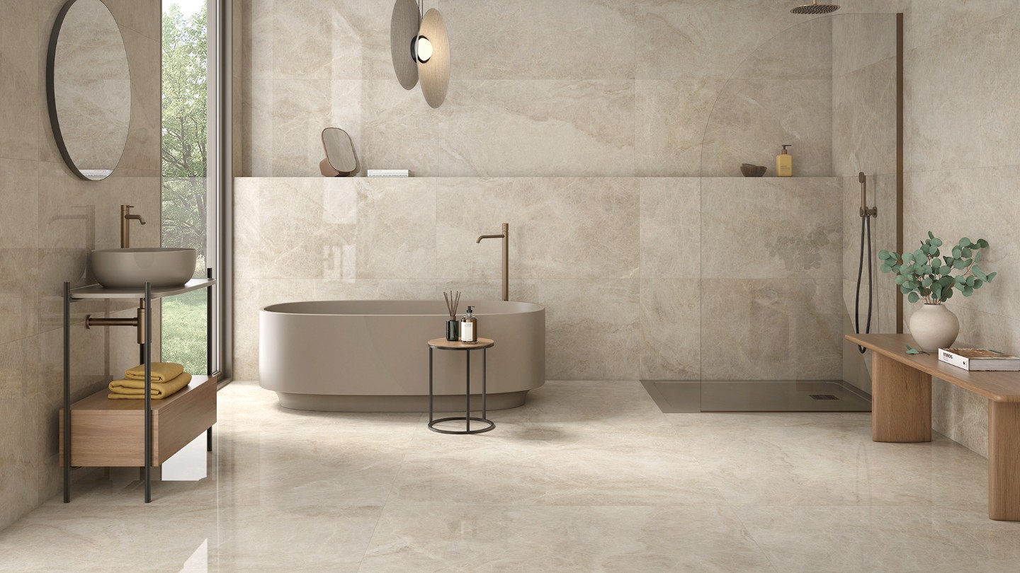 60x120 TAJ MAHAL TAN POLISHED